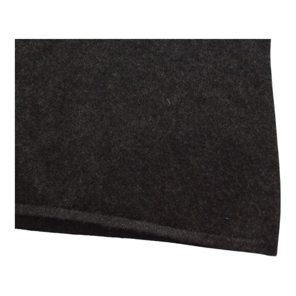 CELINE Paris Gray 100% Cashmere Short Sleeve Turtleneck Knit Top - Picture 6 of 7